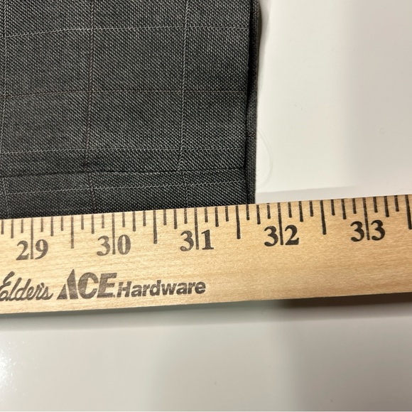 Vince Glen Plaid Suit Men’s 48L Designed In Italy Gray Pants 43 Easily Tailored - Picture 16 of 16